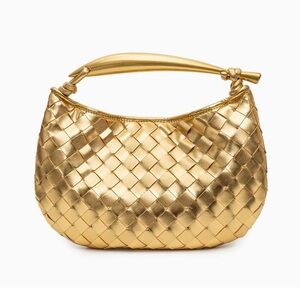 Bottega Veneta Style Sardine Bag Gold